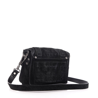 Proenza Schouler Suede PS1 Mini Pouch Messenger Bag Black 2 of 11