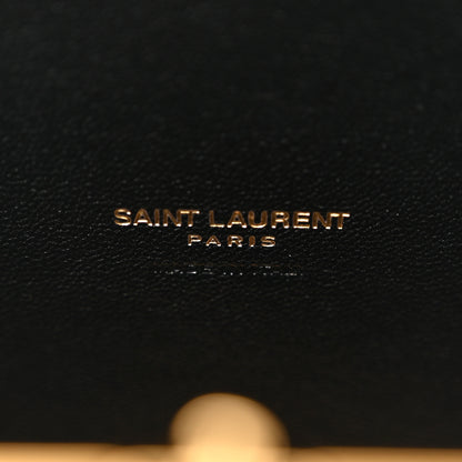 Saint Laurent Plexiglass Monogram Minaudiere Tuxedo Box Clutch Black 6 of 10