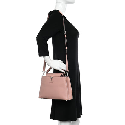 Louis Vuitton Taurillon Capucines BB Magnolia 3 of 10