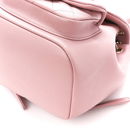 Chanel Lambskin Quilted Small Duma Drawstring Backpack Light Pink 11 of 13