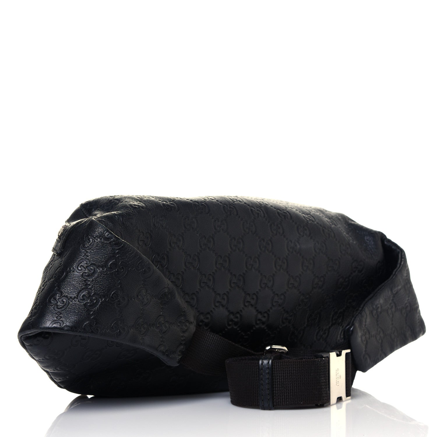 Gucci Guccissima Web Belt Bag Black 3 of 12