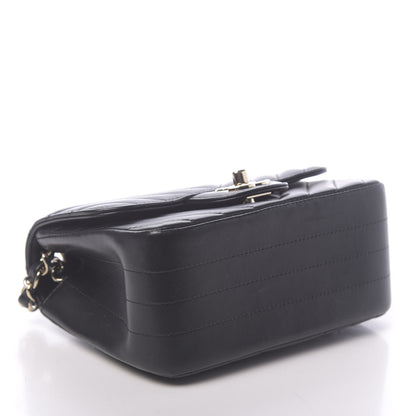 Chanel Lambskin Chevron Quilted Mini Square Flap Black 4 of 10