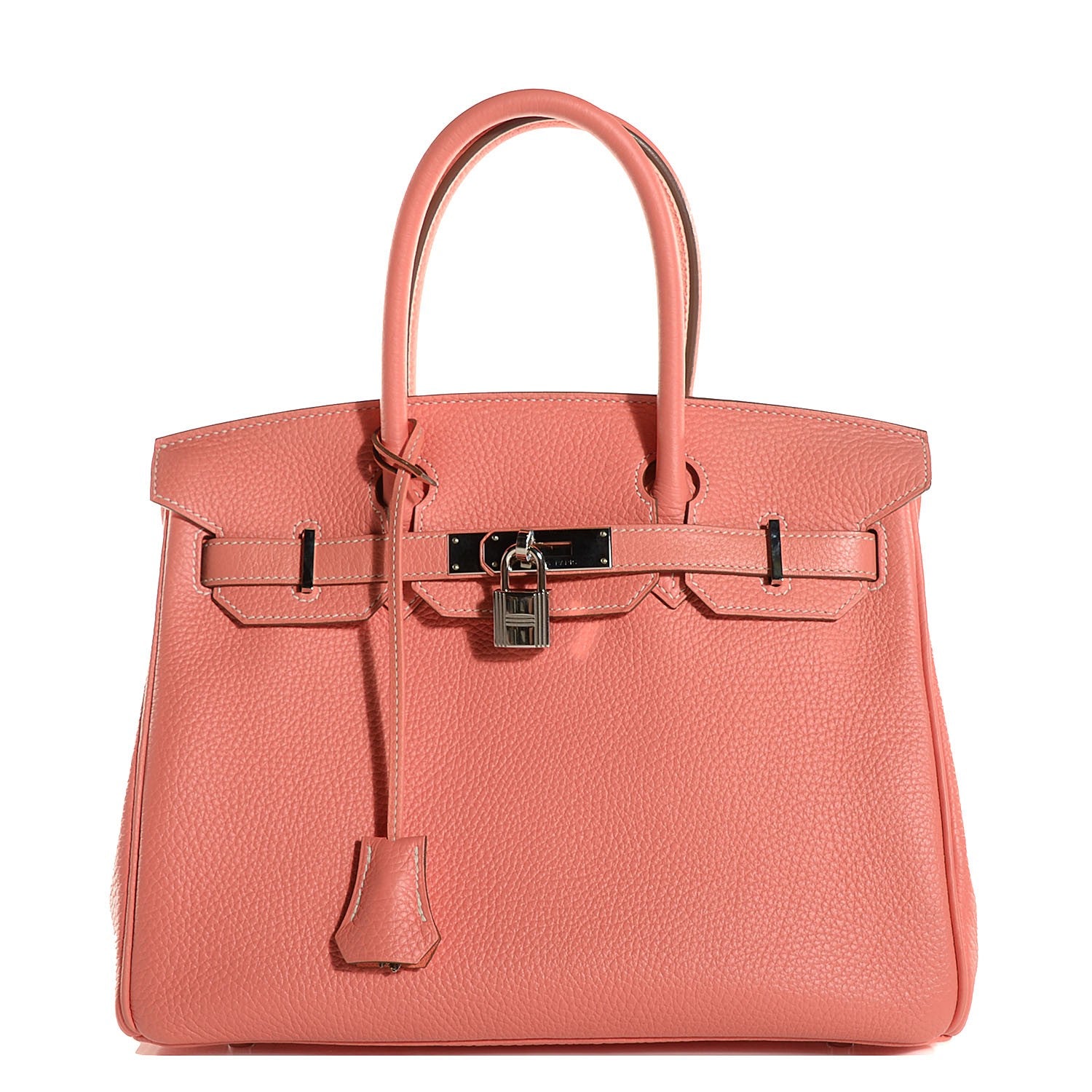 Hermes Taurillon Clemence Birkin 30 Crevette 1 of 28