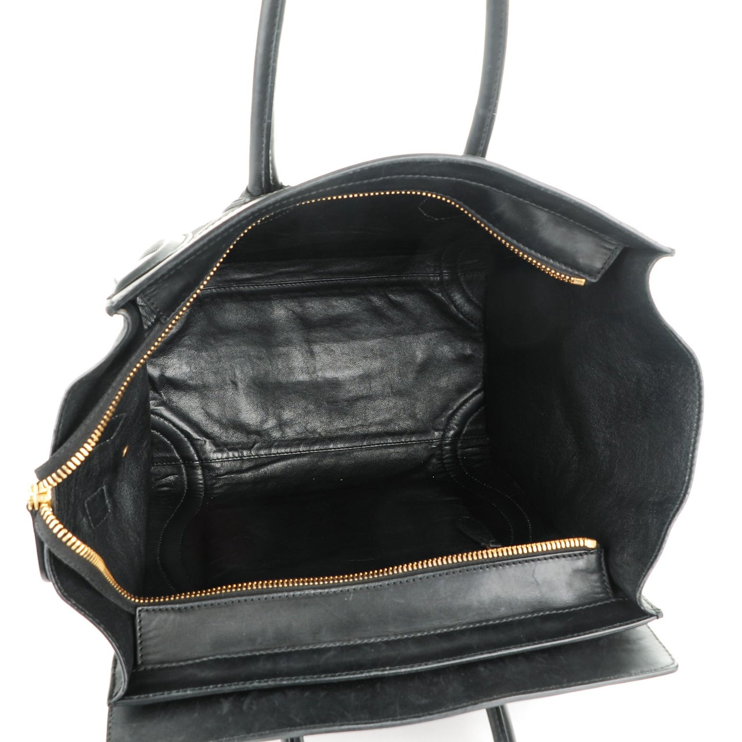 Calfskin Mini Luggage Black