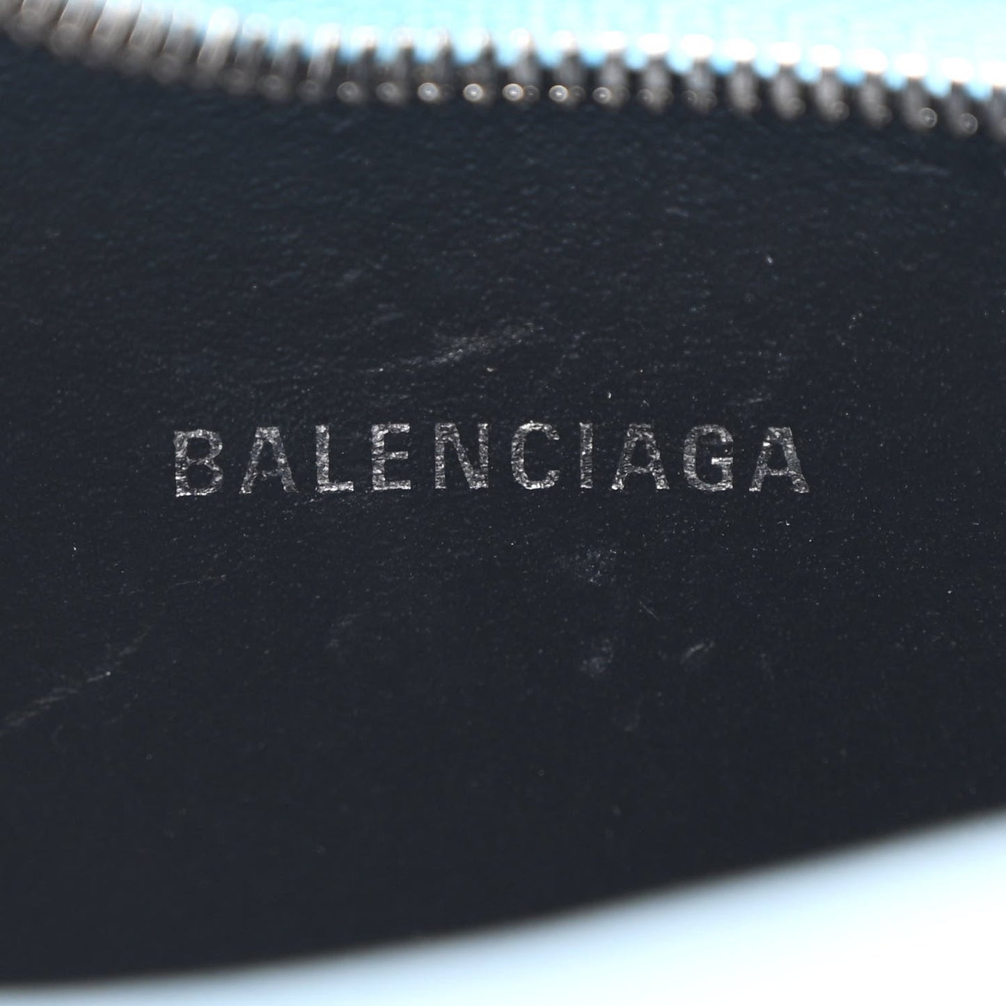 Calfskin XS Everyday Camera Bag Baby Blue Black