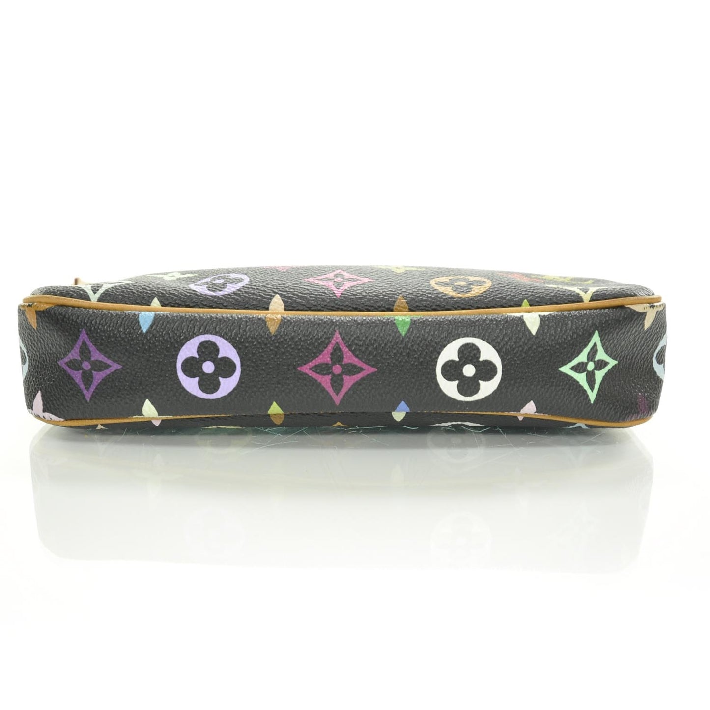 Monogram Multicolor Pochette Accessories Black