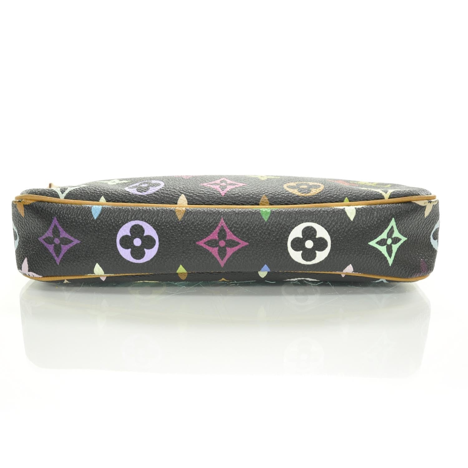 Louis Vuitton Monogram Multicolor Pochette Accessories Black 4 of 8