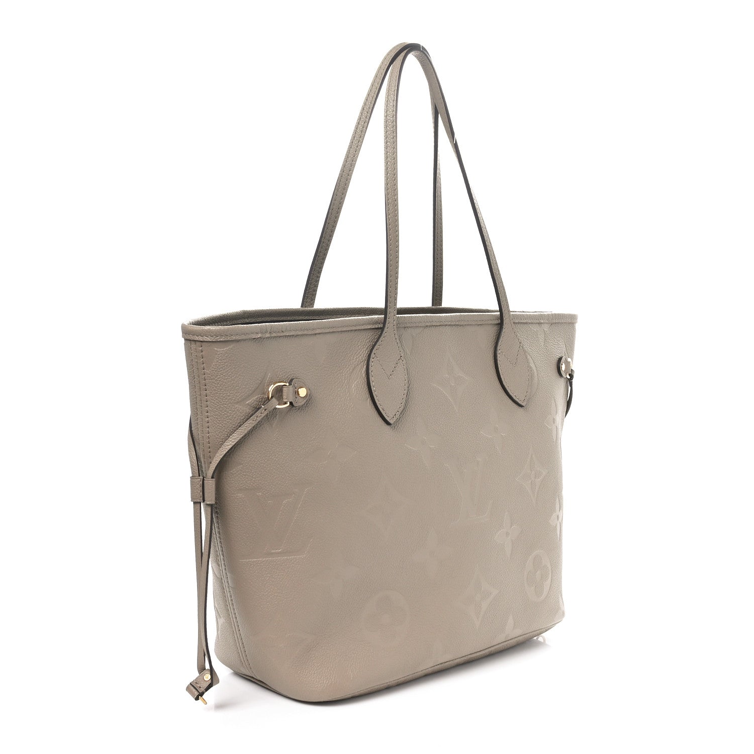 Louis Vuitton Empreinte Monogram Giant Neverfull MM Tourterelle 4 of 10