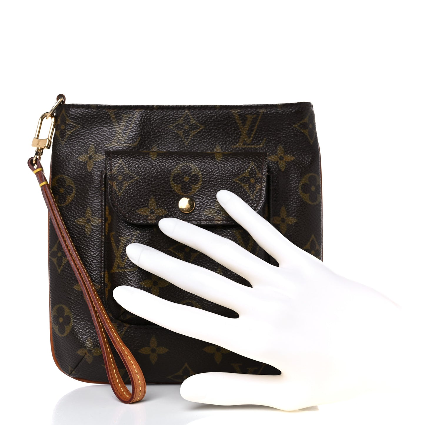 Monogram Partition Wristlet