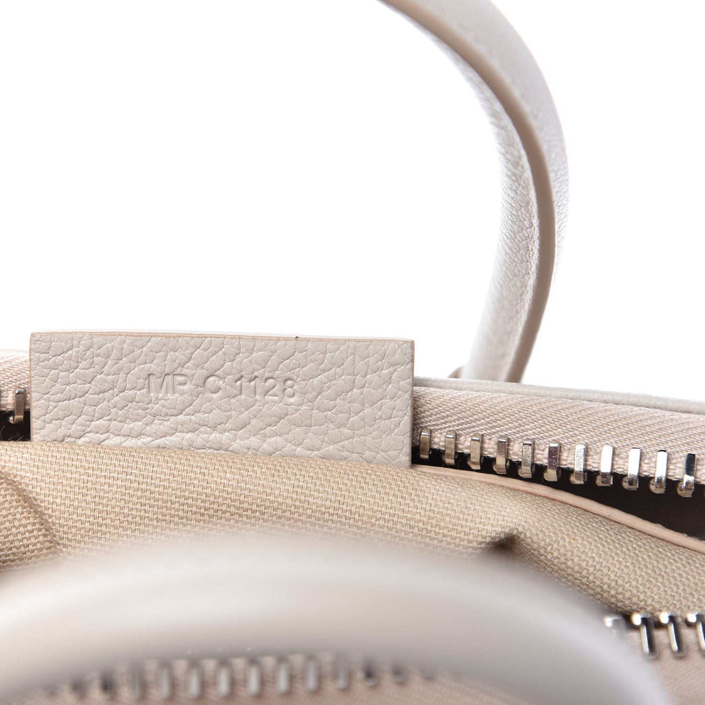 Sugar Goatskin Mini Antigona Beige Buff