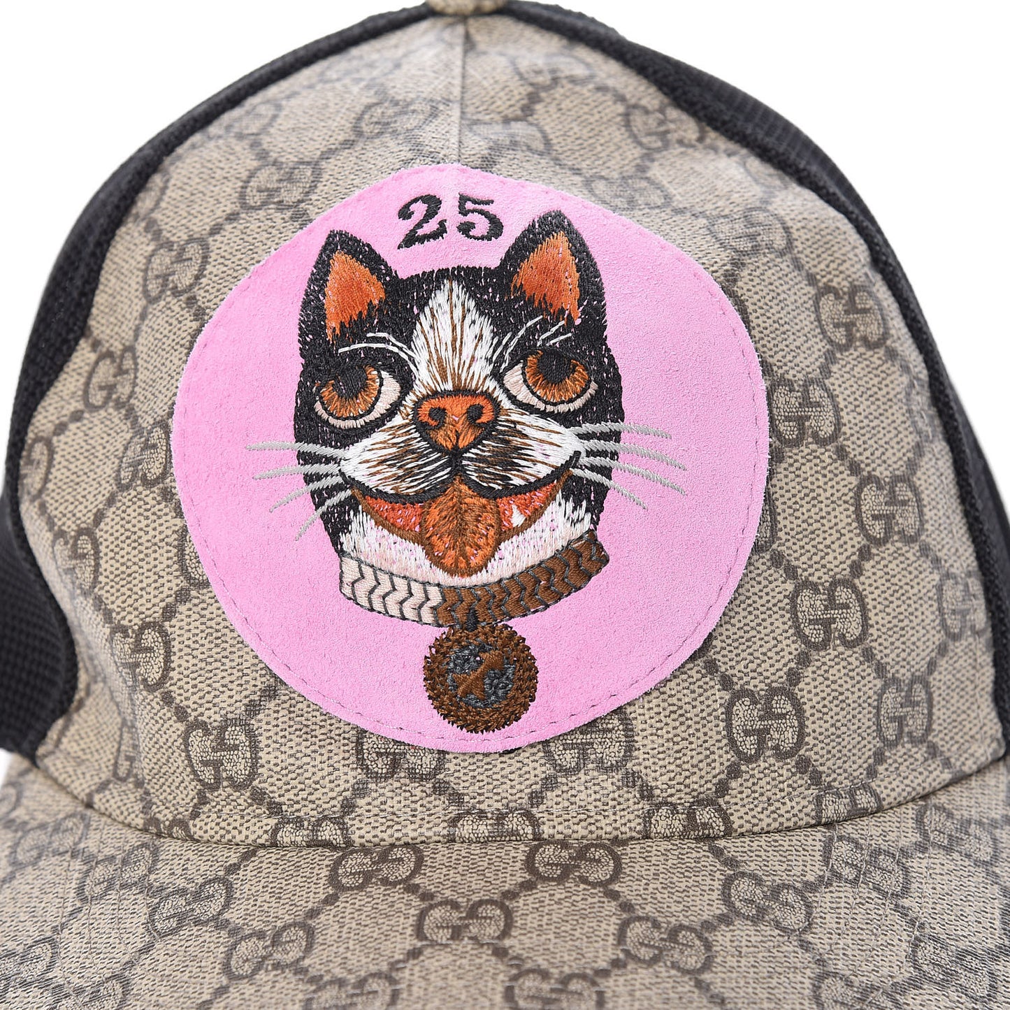 GG Supreme Monogram Bosco Patch Baseball Hat M Beige Malva