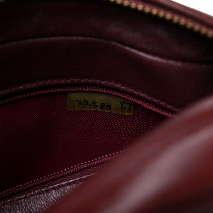 Chanel Lambskin Quilted Tassel CC Camera Case Burgundy 7 of 14