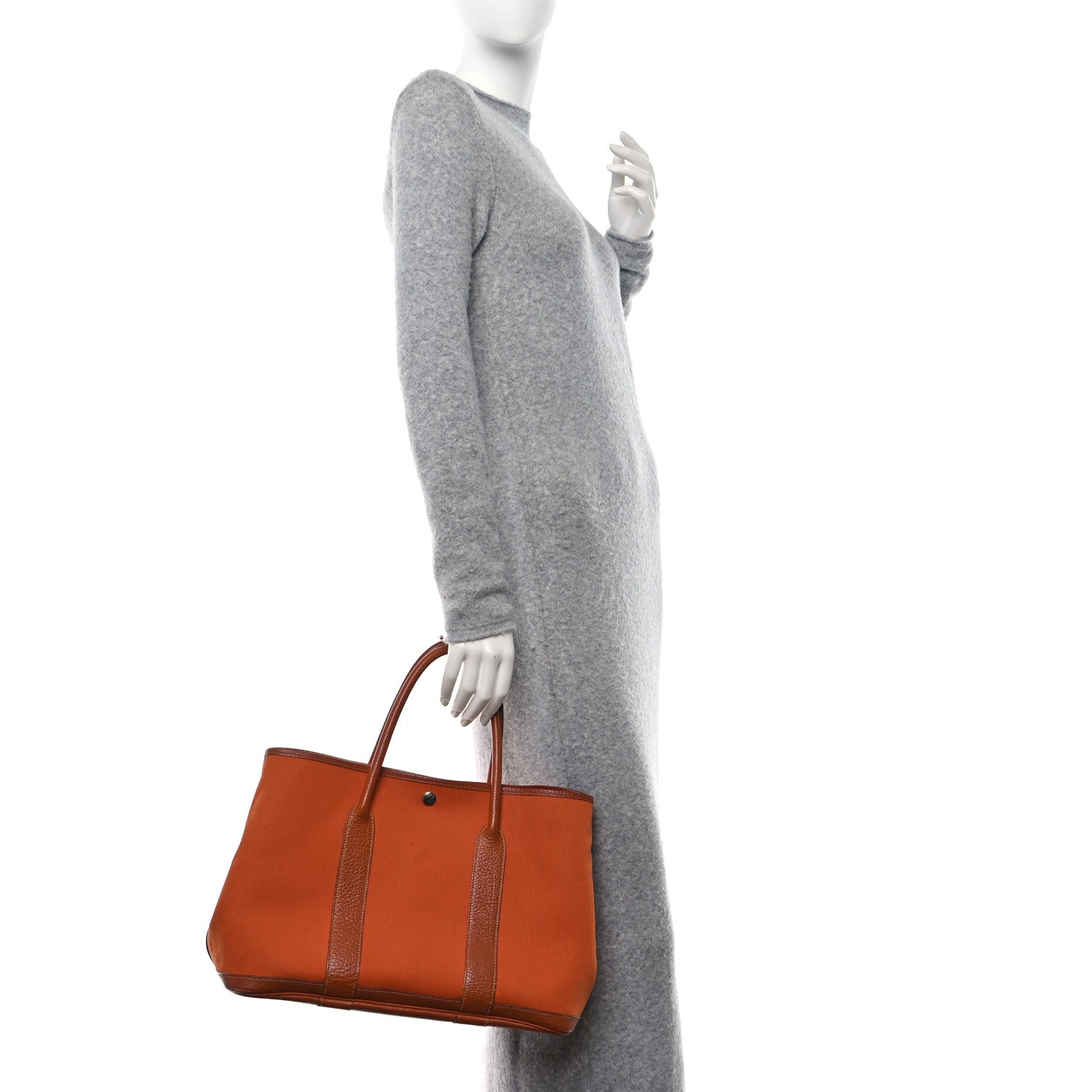 Hermes Toile Negonda Garden Party Tote 36 MM Potiron 2 of 17