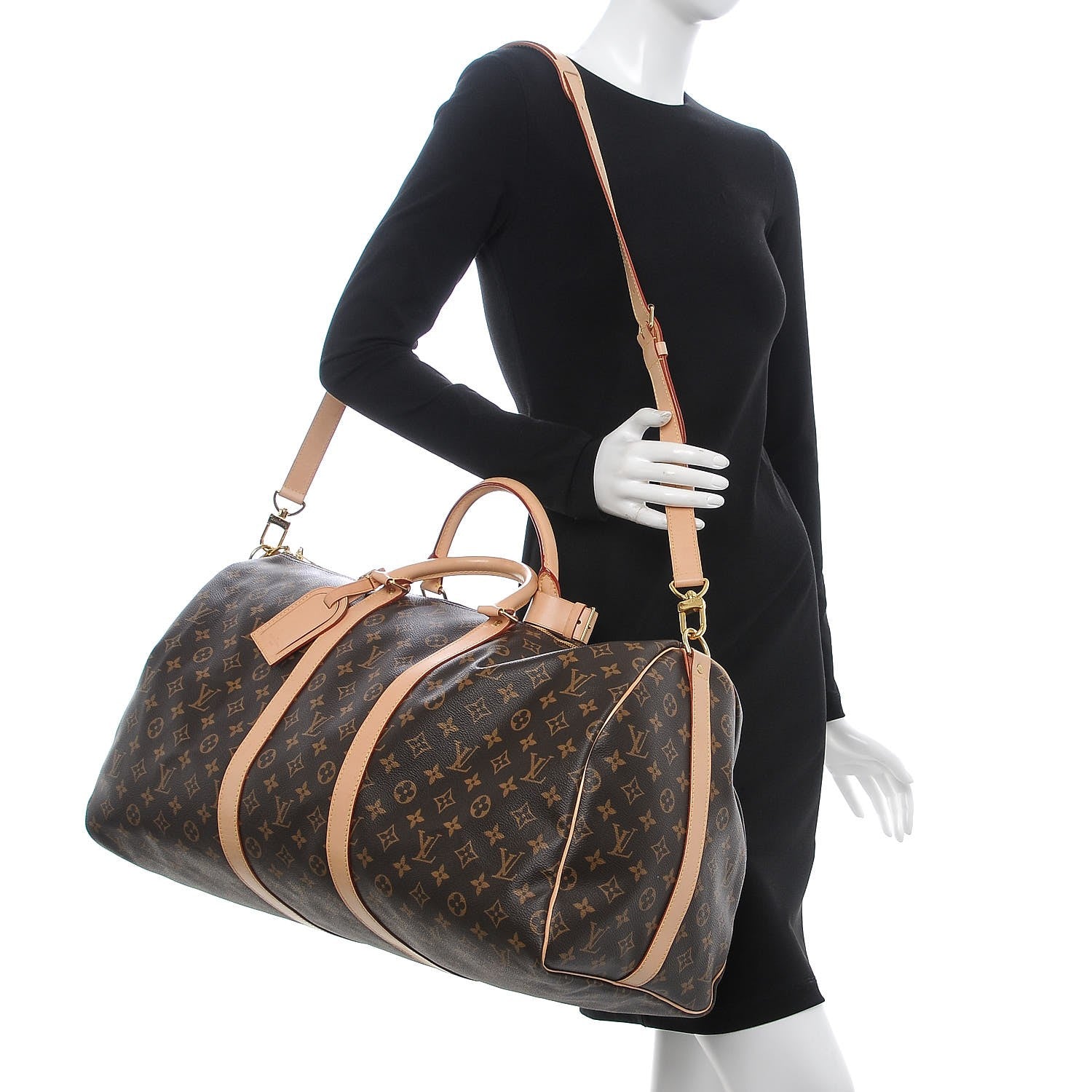 Louis Vuitton Monogram Keepall Bandouliere 55 2 of 17