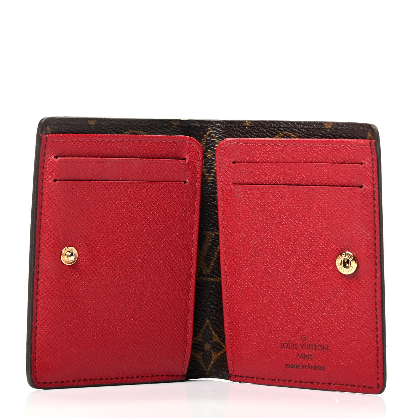 Monogram Compact Marie Wallet Rouge