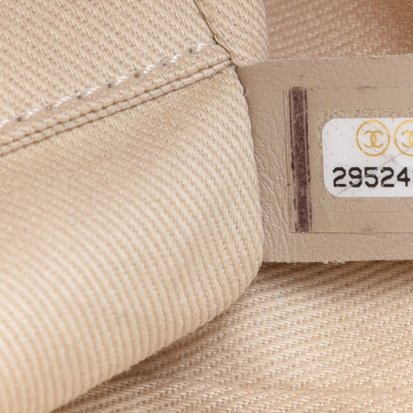 Straw Raffia Calfskin Striped Small Deauville Tote Beige