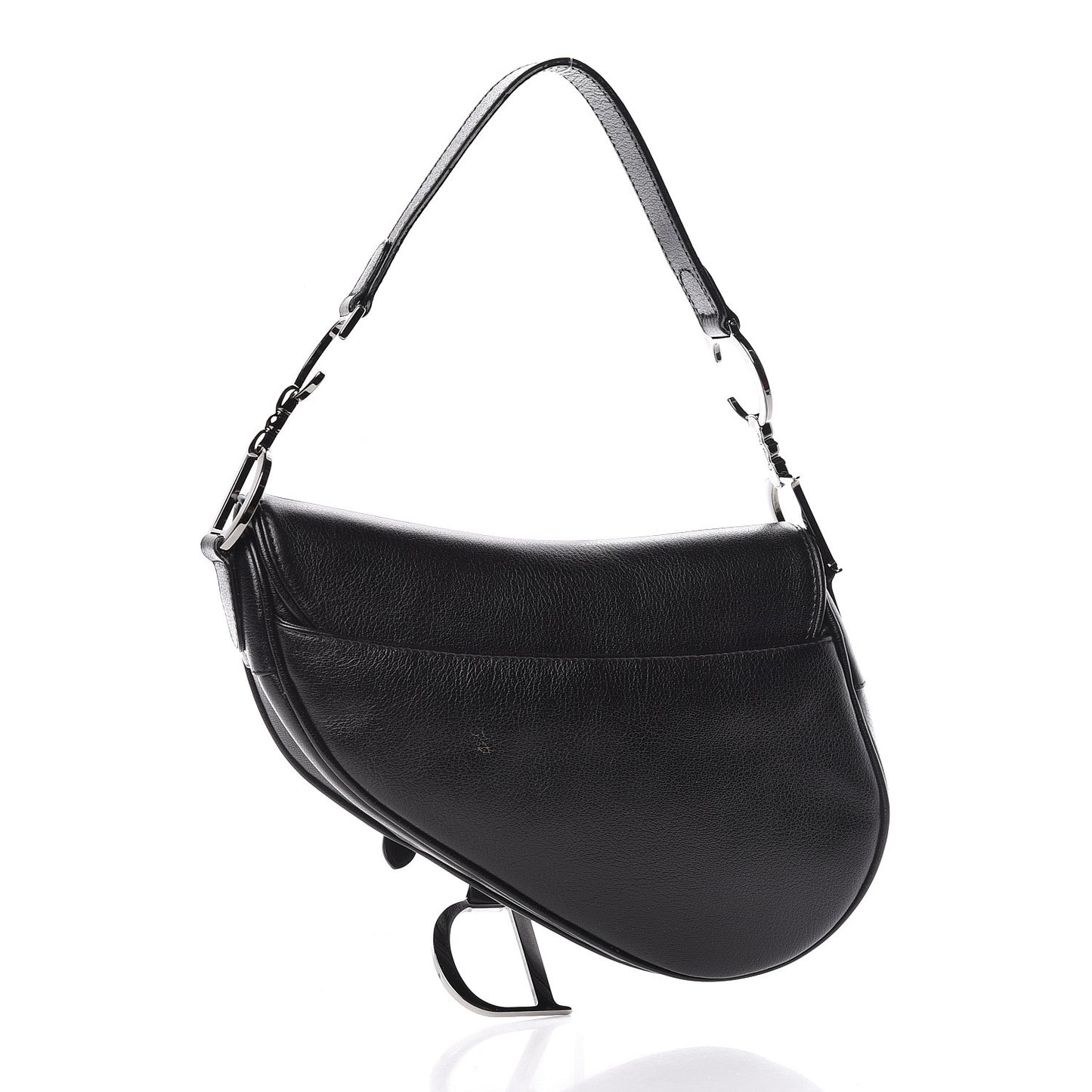 Calfskin Saddle Bag Black