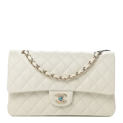 Chanel Caviar Quilted Medium Double Flap White 1 of 4
