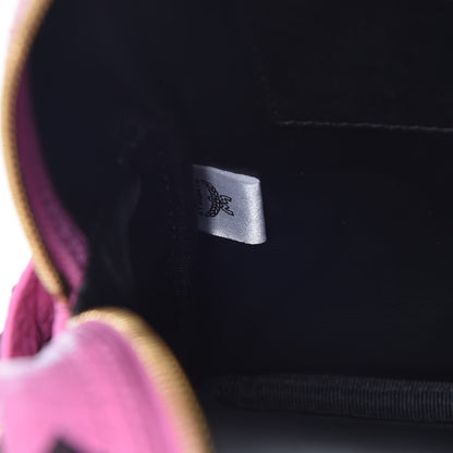 MCM Visetos Side Stud X-Mini Stark Bebe Boo Backpack Pink 7 of 7