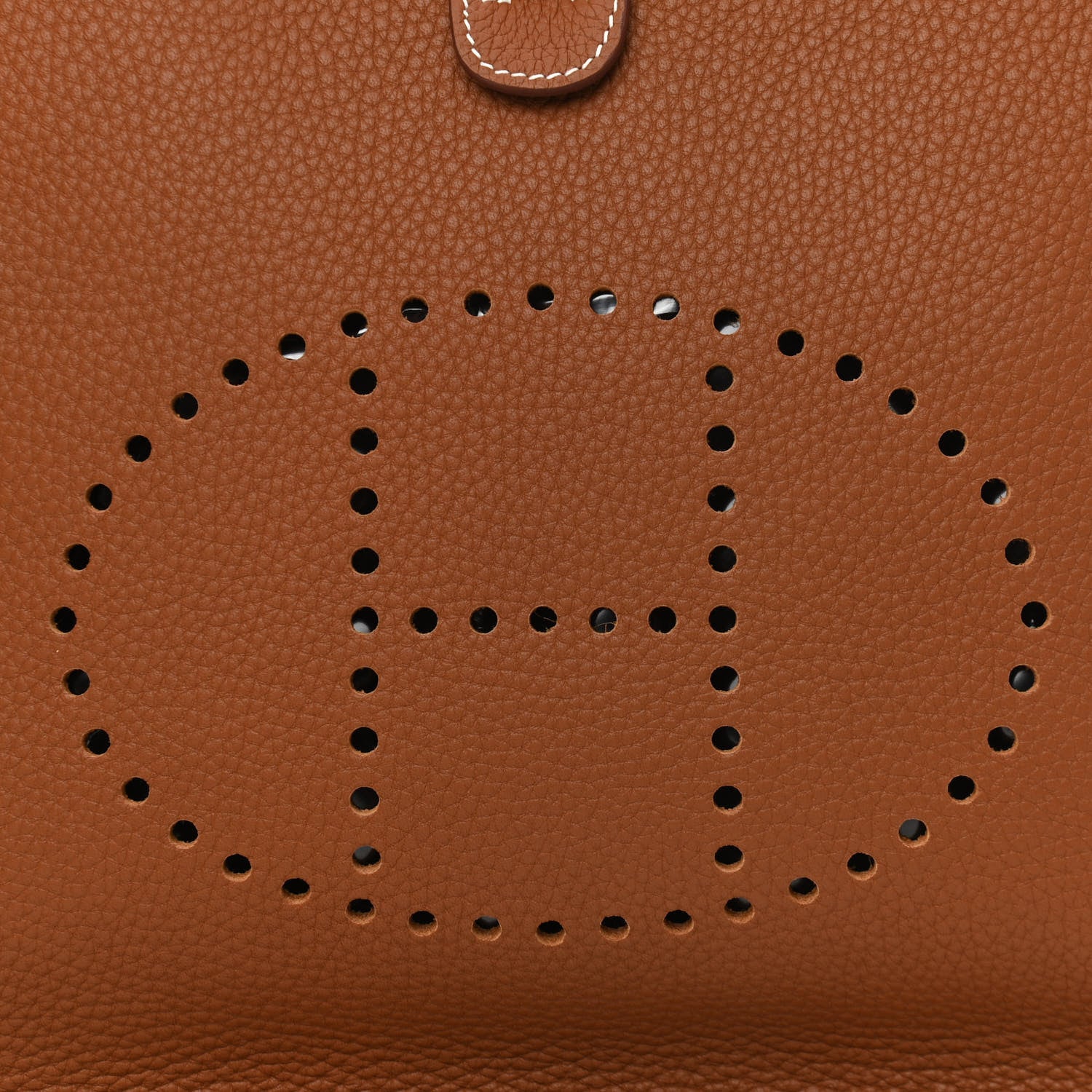Hermes Taurillon Clemence Evelyne III PM Gold 9 of 11
