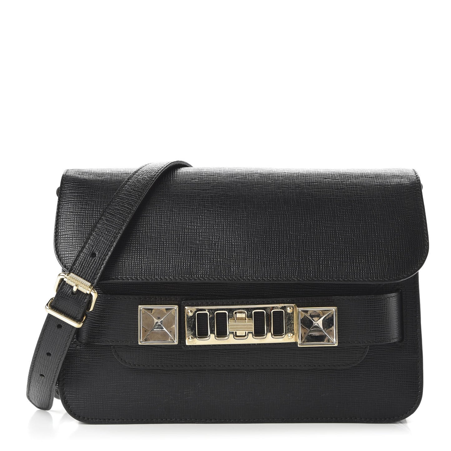New Linosa Mini PS11 Classic Shoulder Bag Black