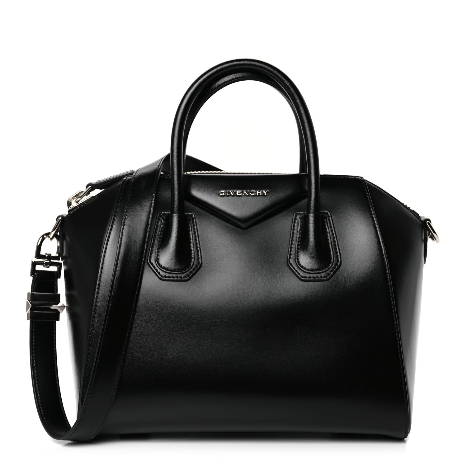 Givenchy Shiny Lord Calfskin Small Antigona Black 1 of 9