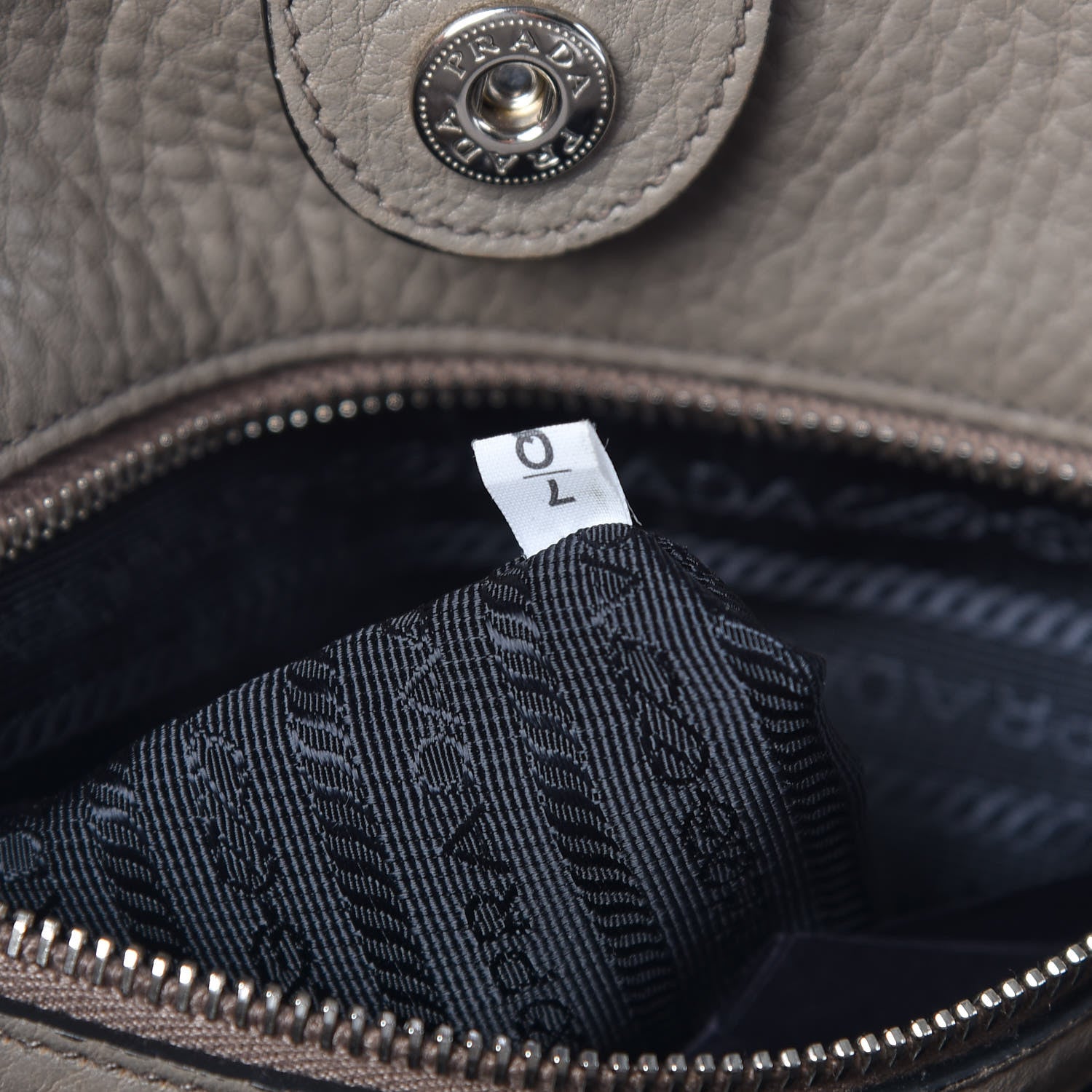 Prada Vitello Daino Shopping Tote Argilla 7 of 11