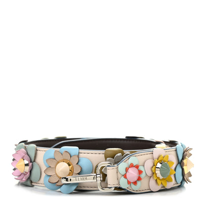 Fendi Vitello Dolce Flowerland Studded Strap You Camelia Moresco Multicolor 1 of 3