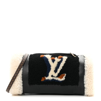 Louis Vuitton Calfskin Monogram Teddy Muffle Black 1 of 12