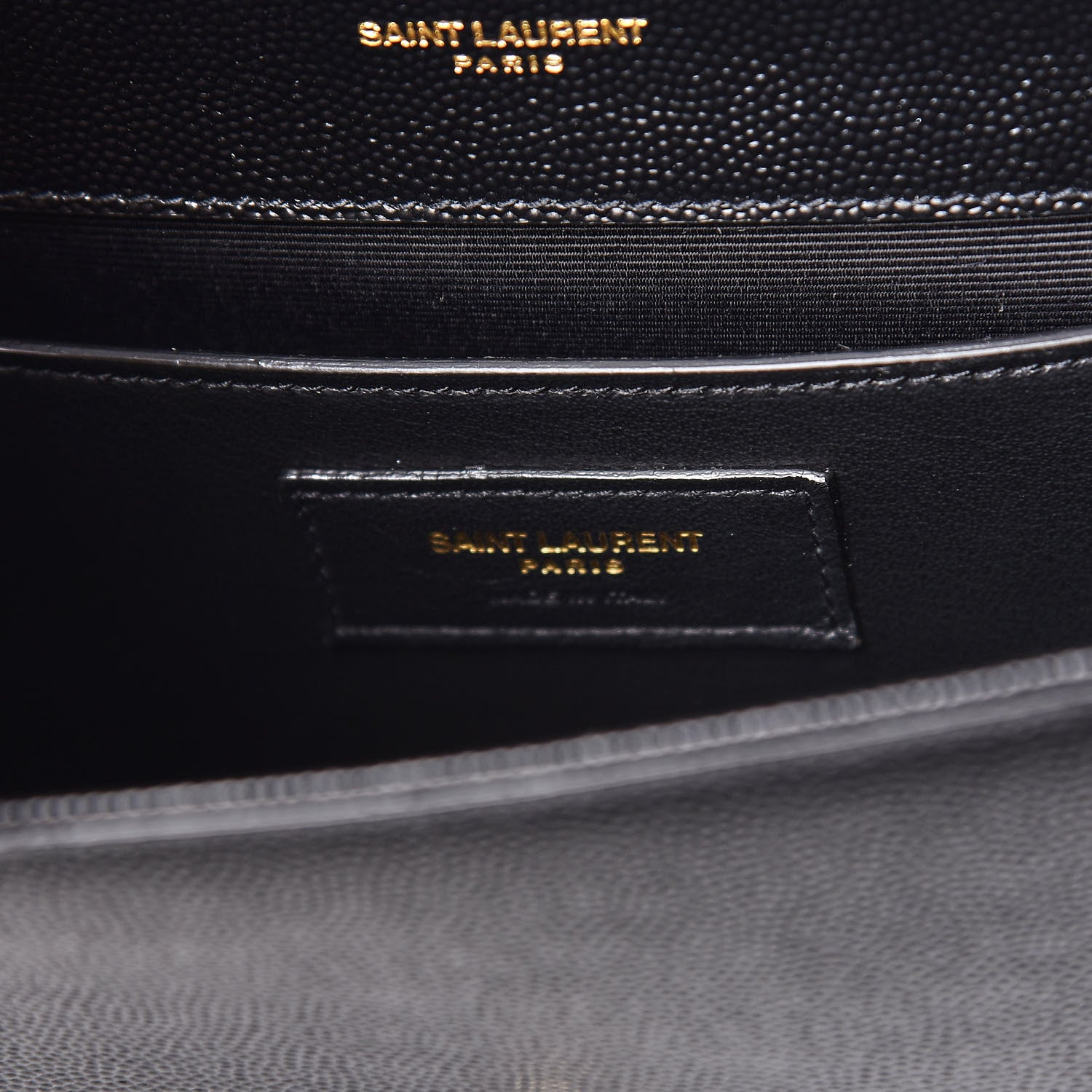 Saint Laurent Grain De Poudre Small Monogram Kate Satchel Black 6 of 10