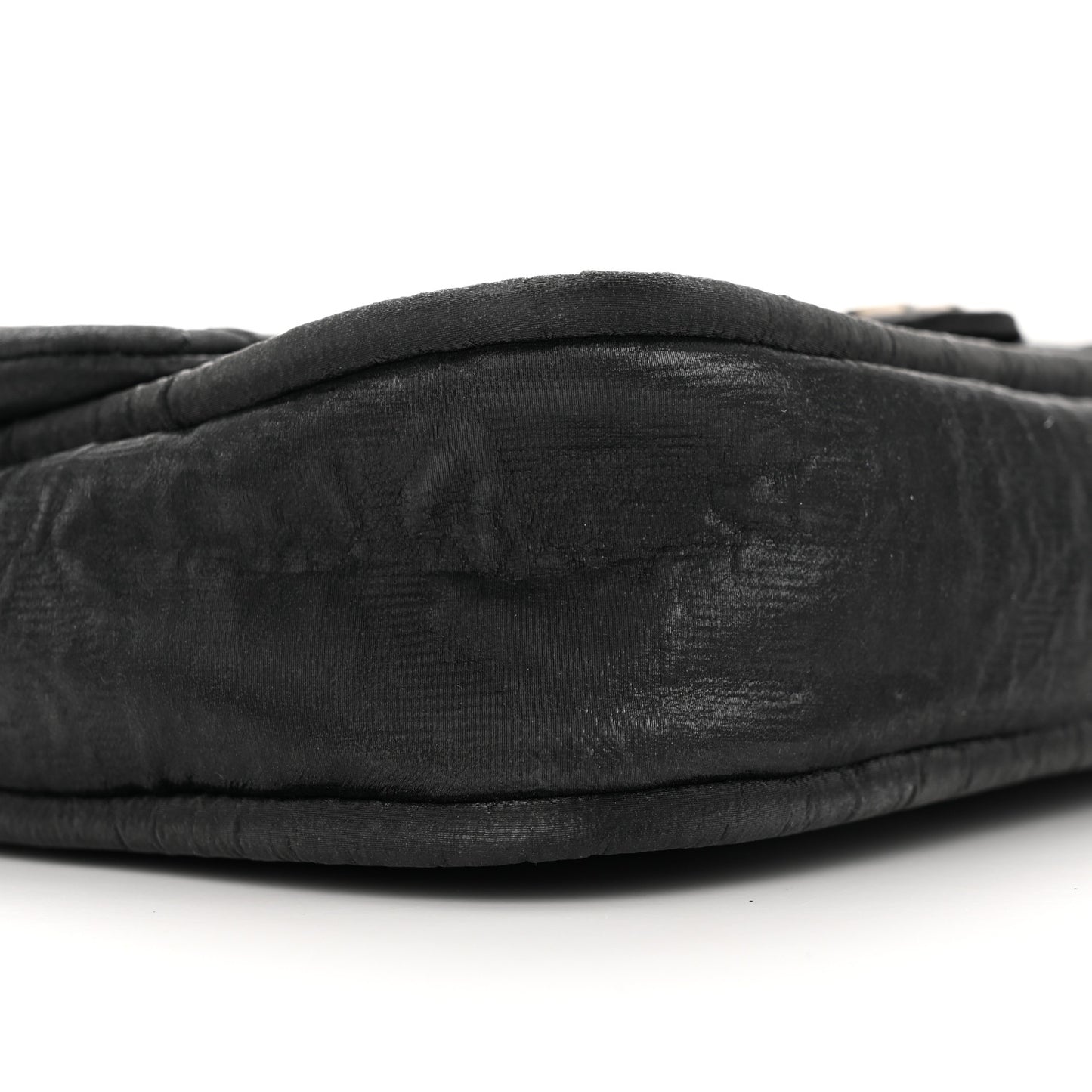 Coated Canvas Quilted Le Marais Flap Black