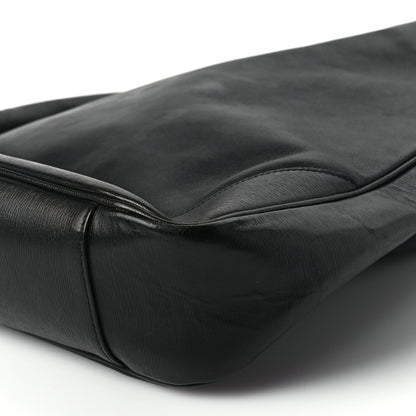 Gucci Calfskin Bamboo Shoulder Bag Black 8 of 9