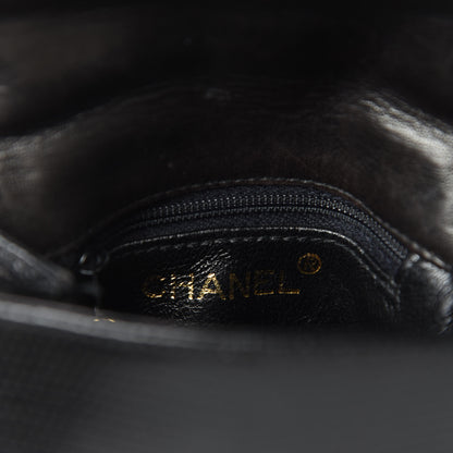 Chanel Lizard Mini Single Flap Black 10 of 14