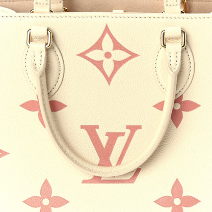 Louis Vuitton Empreinte Monogram Giant Onthego MM Creme Rose Trianon 6 of 8