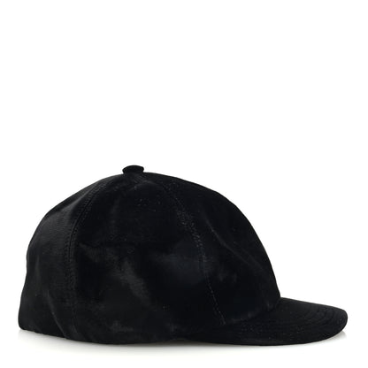 Chanel Velvet CC Cap Hat M Black 5 of 7