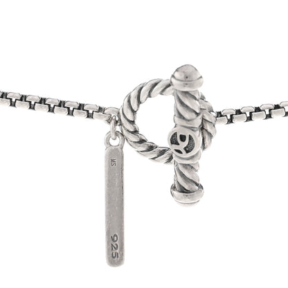 David Yurman Sterling Silver Quatrefoil Bead Chain Necklace 4 of 4