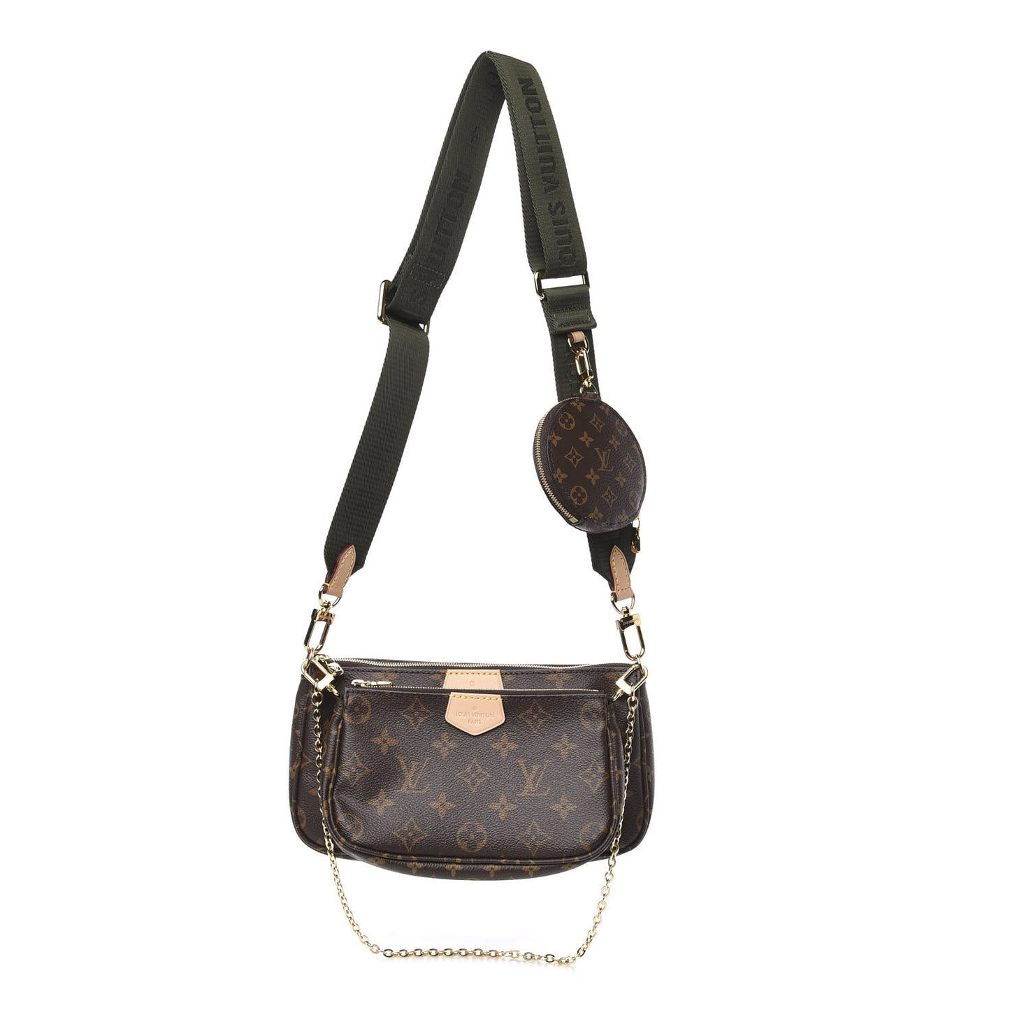 Monogram Multi Pochette Accessories Kaki