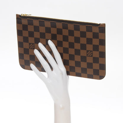 Louis Vuitton Damier Ebene Neverfull MM GM Pochette 2 of 7