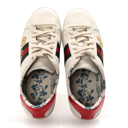 Gucci X SEGA Calfskin Ayers Web Guccy Womens Ace Sneakers 37 White 2 of 7