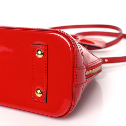 Louis Vuitton Vernis Alma BB Cherry 8 of 8