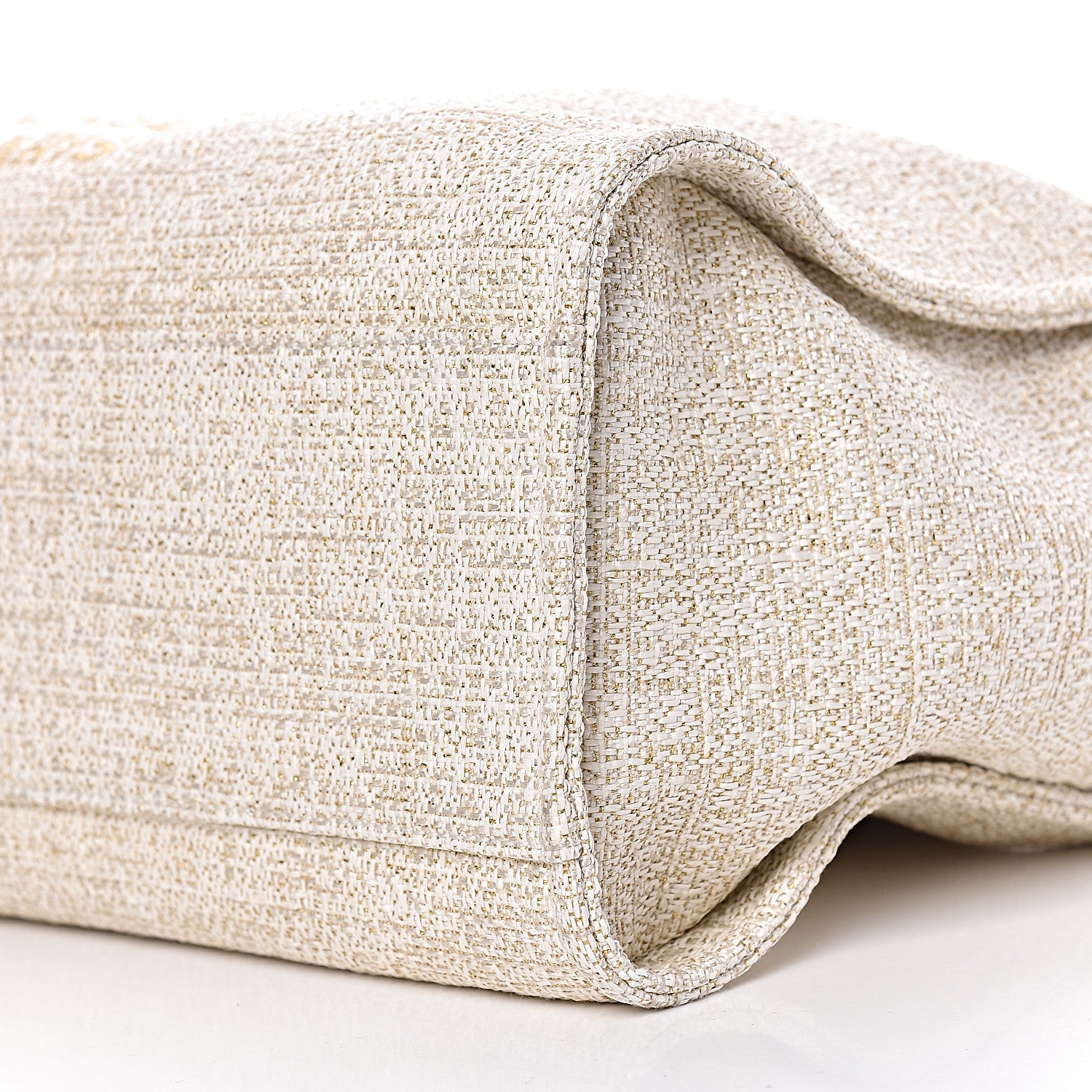 Chanel Canvas Large Deauville Tote Ivory 13 of 14