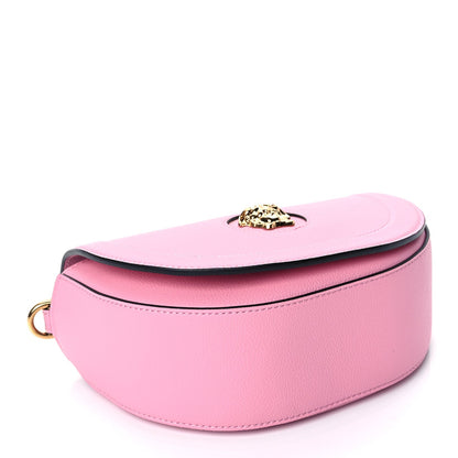 Versace Grained Calfskin La Medusa Small Shoulder Bag Pink 3 of 7
