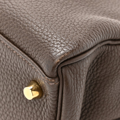 Hermes Togo Kelly Retourne 32 Chocolate 15 of 17