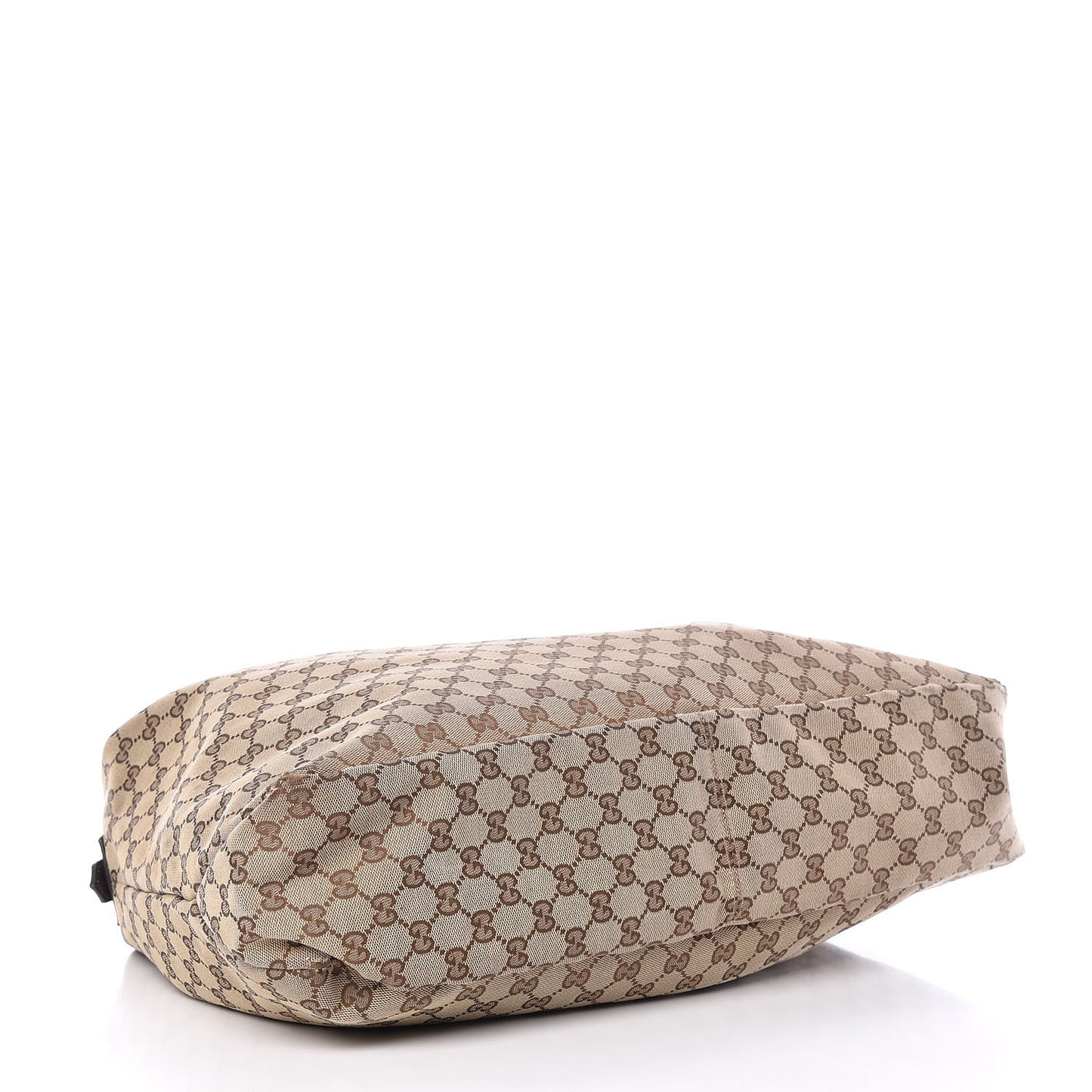 Monogram Large Horsebit Chain Hobo Dark Brown