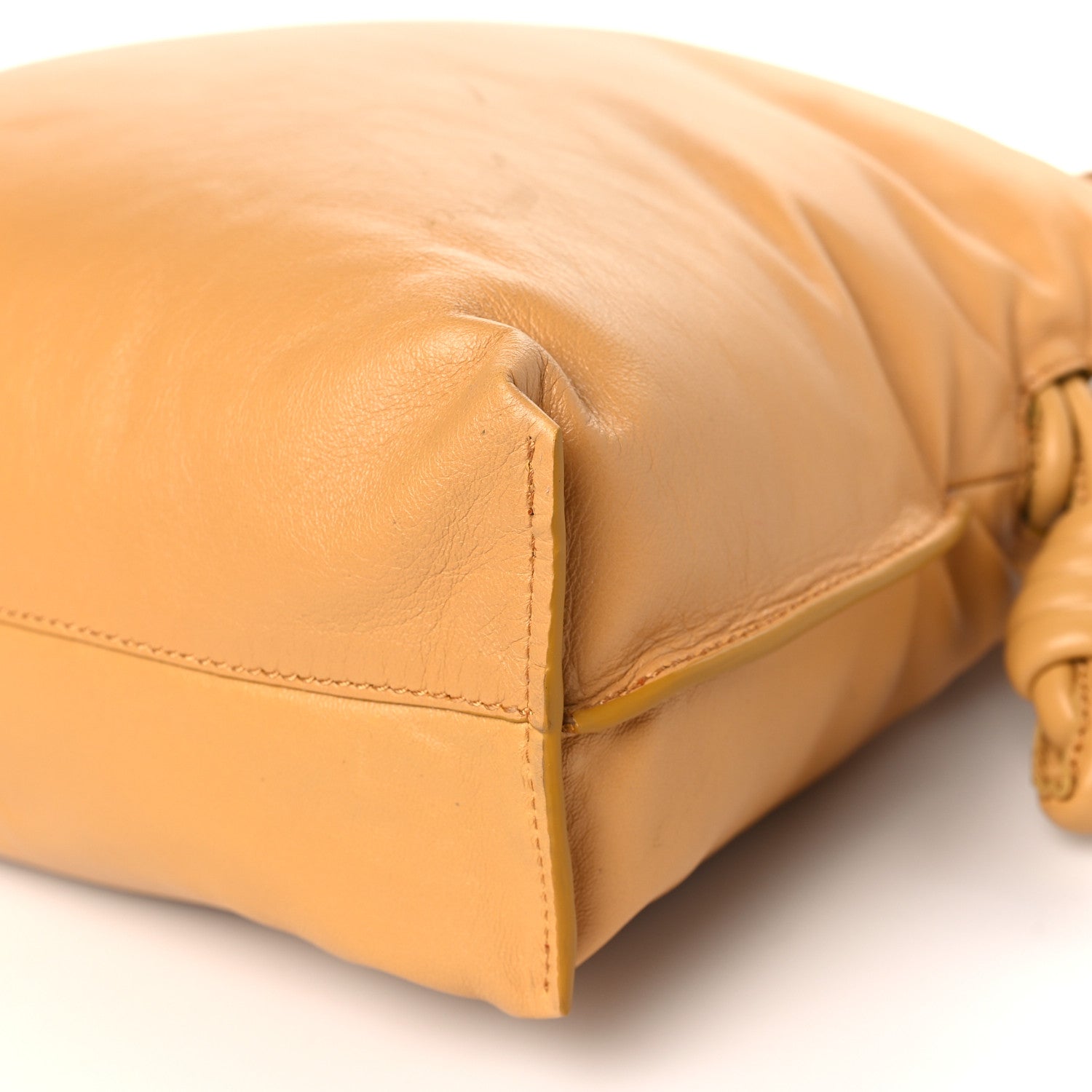 Loewe Calfskin Flamenco Puffer Knot Bag Camel 10 of 10