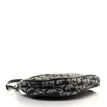 Christian Dior Monogram Mini Saddle Pochette Black 4 of 9