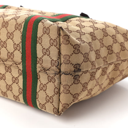 Gucci Monogram Medium Jolicoeur Tote Dark Brown 7 of 11