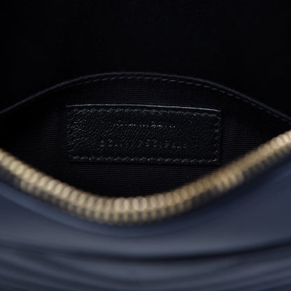 Saint Laurent Calfskin Matelasse Monogram Lou Camera Bag Navy 9 of 11