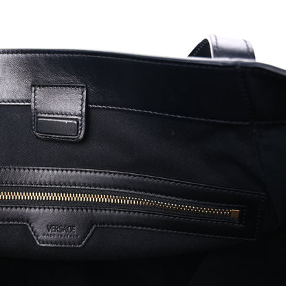 Versace Calfskin Greca Goddess Tote Bag Black 5 of 7