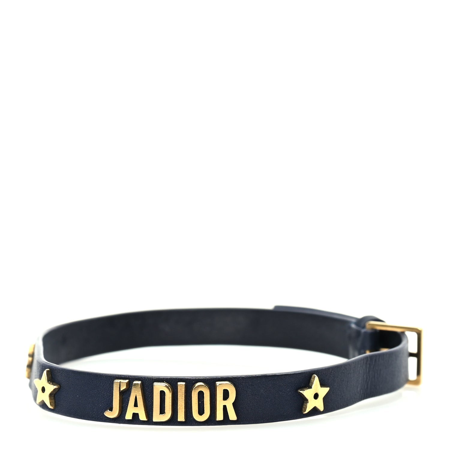Christian Dior Calfskin Star J'Adior Double Bracelet Blue 2 of 4